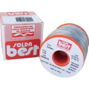 Rollo 500g de estaño 183 MSX Solda Best Caja 0.8mm 63x37%