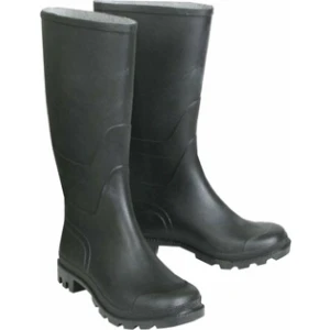 Botas de goma negras altas