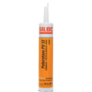 Para parabrisas - Siloc Poliuretano PU 55 Cartucho 310 ml Negro