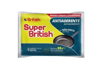 Esponja Antiadherente British 75x 110x 20 mm suelto/caja