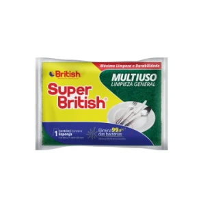 Esponja Multiusos British 75x 110x 20 mm suelto/caja