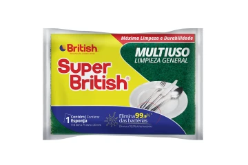 Esponja Multiusos British 75x 110x 20 mm suelto/caja