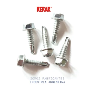 Autoperforantes Hexagonal punta mecha sin arandela 10 x 3/4"
