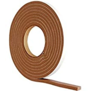 Burlete simil goma Marrón. 6 mm "espesor"