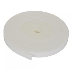 Burlete simil goma Blanco. 6 mm "espesor"